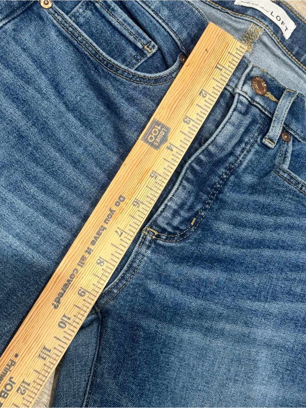 LOFT “The Boot” Bootcut Jeans Size 2 - Picture 10 of 10